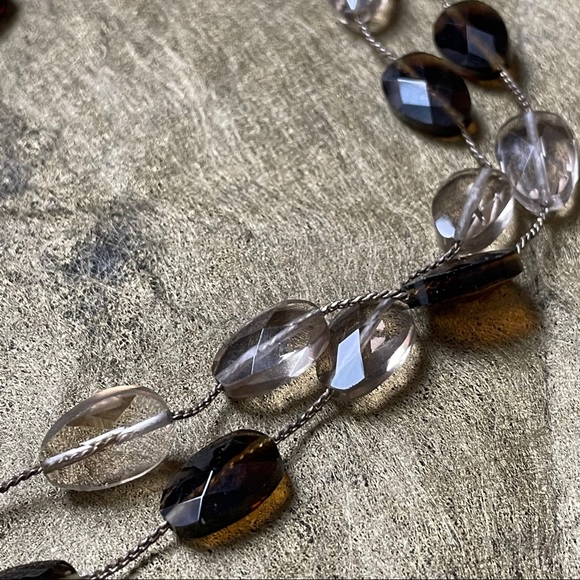 Smoky quartz necklace - Picture 3 of 5